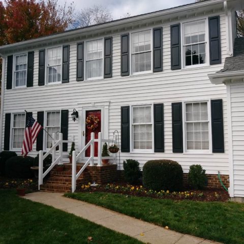 Professionally Painted White 2 Story Home