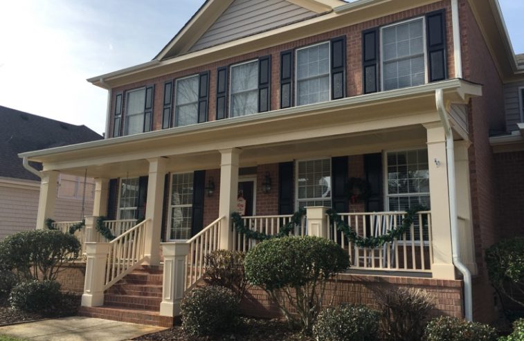 Exterior Home with Siding Painted