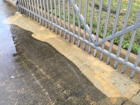 Walkway Pressure Washing Before & After