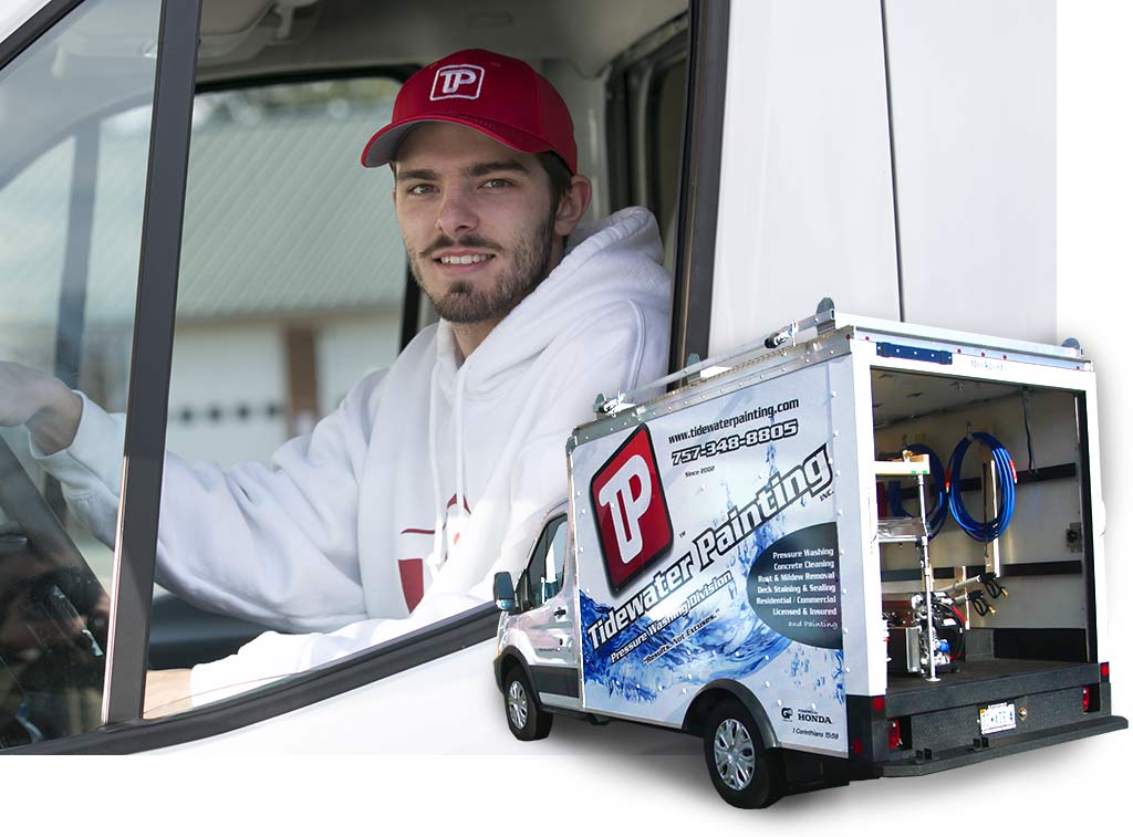 Actual Pressure Washing Box Truck